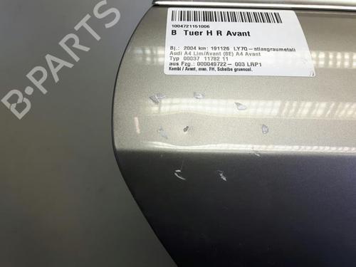 Right rear door AUDI A4 B6 Avant (8E5) 1.9 TDI | BP20578101C5 