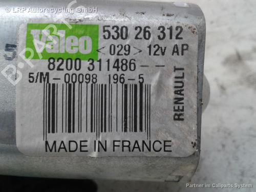Rear wiper motor RENAULT CLIO III (BR0/1, CR0/1)  | BP20552471M102 
