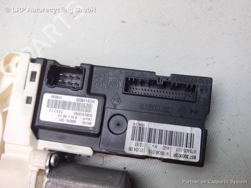 Right front window motor RENAULT LAGUNA III (BT0/1) 2.0 dCi (BT07, BT0J, BT14, BT1A, BT1S) | BP20562462E20 