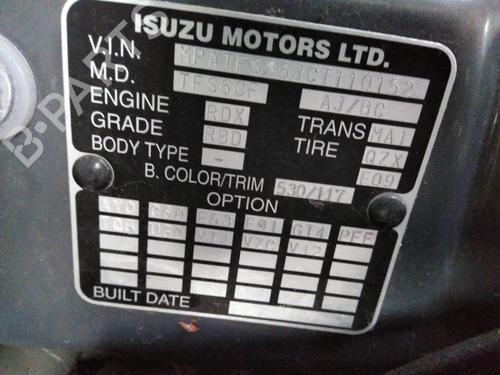 Motorhaube ISUZU D-MAX II (TFR, TFS) 2.5 CRDi 4x4 (TFS86J) | BP30796603C1