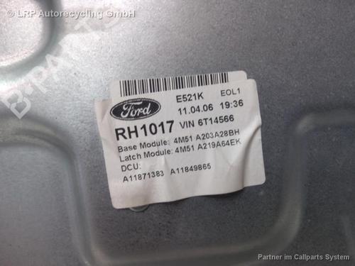 Front right window mechanism FORD FOCUS II Turnier (DA_, FFS, DS) 1.6 TDCi | BP20545716C23 