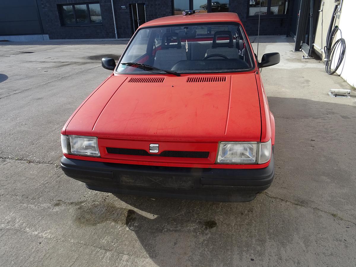 Capot Avant SEAT Ibiza I Phase 2 - Rouge, Référence SE021559004A - Occasion Bon état, Garantie 12 Mois