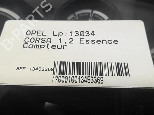Used Instrument cluster OPEL CORSA D (S07) 1.2 (L08, L68) (86 hp) 21798223