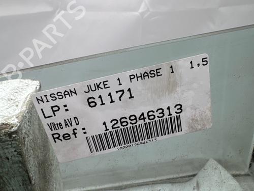 front-right-door-window-nissan-juke-f15-2010-2011-2012-2013-2014-2015-2016-2017-2018-2019-36378760 main image