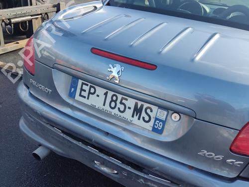 Left sun visor PEUGEOT 206 CC (2D) 1.6 HDi 110 | BP26004091I1  - Image 5