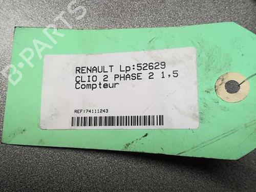 Used Instrument cluster Instrument cluster RENAULT CLIO II (BB_, CB_) 1.5 dCi (B/CB08) (82 hp) 20359483 20359483