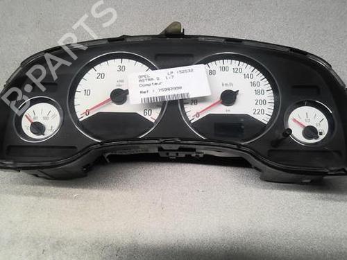 Used Instrument cluster OPEL ASTRA G Hatchback (T98) 1.7 DTI 16V (F08, F48) (75 hp) 21798383