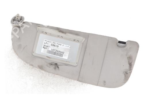 Used Left sun visor Left sun visor PEUGEOT 206 Hatchback (2A/C) 1.4 HDi eco 70 (68 hp) 26665870 26665870
