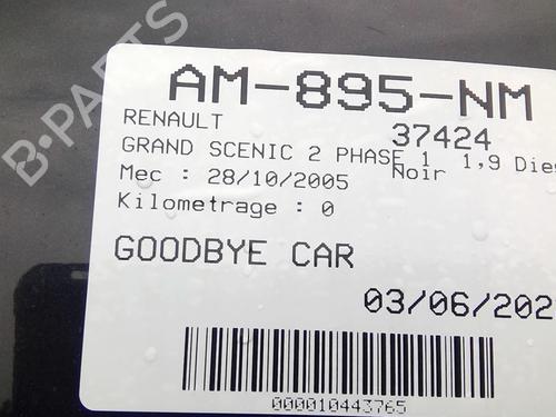 Instrument cluster RENAULT GRAND SCÉNIC II (JM0/1_) 1.9 dCi (JM0G, JM12, JM1G, JM2C) | BP21663469C47 