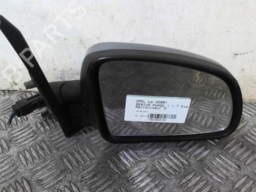 Right mirror OPEL MERIVA A MPV (X03) 1.7 DTI (E75) | BP22001216C27 
