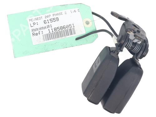Used Seat buckle Seat buckle PEUGEOT 207 (WA_, WC_) 1.6 HDi (90 hp) 31582756 31582756