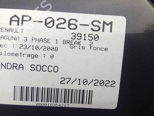 Gearbox RENAULT LAGUNA III Grandtour (KT0/1) 2.0 dCi (KT01, KT08, KT09, KT0K, KT12, KT1D, KT1W) | BP20369782M3 