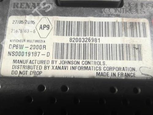 Instrument cluster RENAULT VEL SATIS (BJ0_) 3.0 dCi (BJ0J, BJ0N) | BP21595159C47