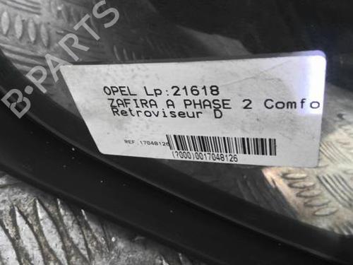 Right mirror OPEL ZAFIRA A MPV (T98) 2.0 DTI 16V (F75) | BP21592019C27 