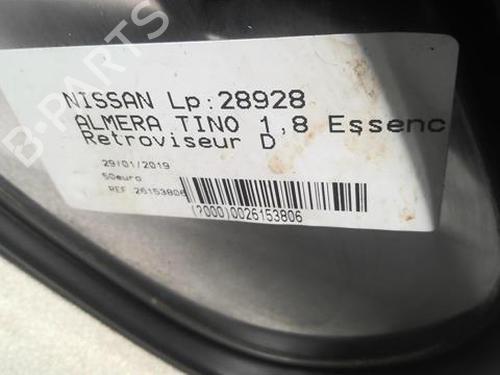Right mirror NISSAN ALMERA TINO (V10) 1.8 | BP22000203C27 