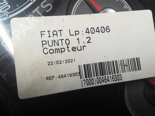 Instrument cluster FIAT PUNTO EVO (199_) 1.3 D Multijet (199AXC1A, 199BXC1A, 199AXT1A, 199BXT1A) | BP21798306C47 