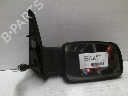 Used Right mirror PEUGEOT 205 II (20A/C) 1.8 XDT (79 hp) 21592032