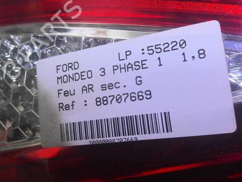 Used Left tailgate light FORD MONDEO IV (BA7) 1.8 TDCi (125 hp) 20359093