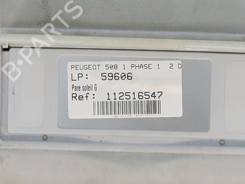 Left sun visor PEUGEOT 508 I (8D_) 2.0 HDi | BP29341883I1