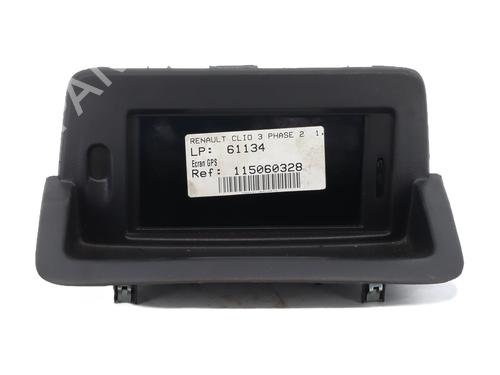 Used Display monitor RENAULT CLIO III (BR0/1, CR0/1) 1.5 dCi (BR17, CR17) (86 hp) 30261806