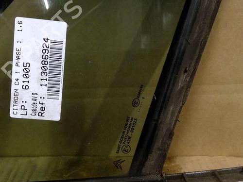 Used Front right quarter glass Front right quarter glass CITROËN C4 I (LC_) 1.6 16V (109 hp) 29566882 29566882