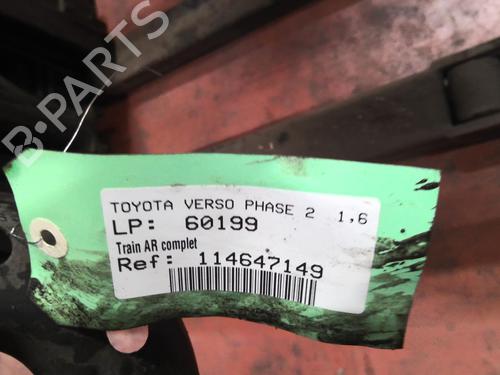 Used Rear axle TOYOTA VERSO (_R2_) 1.6 D4-D (WAR20_) (112 hp) 30437943