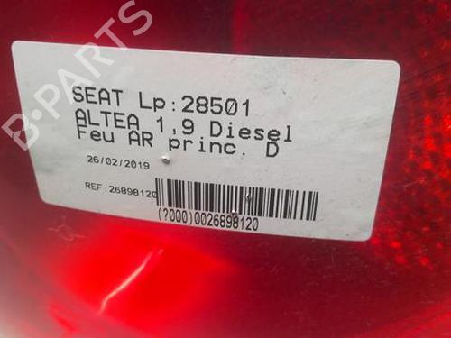 Used Right taillight SEAT ALTEA (5P1) 1.9 TDI (105 hp) 22000384