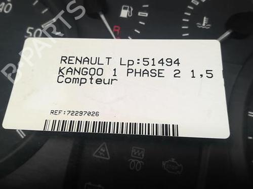 Instrument cluster RENAULT KANGOO Express (FC0/1_) 1.5 dCi (FC07, FC1R) | BP20351848C47 