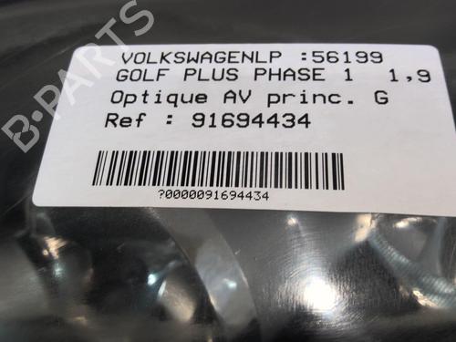 Left headlight VW GOLF PLUS V (5M1, 521) 1.9 TDI | BP20350665C28 