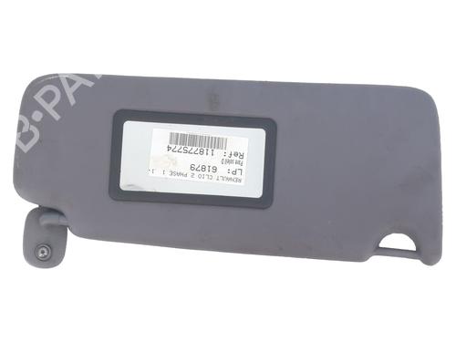 Used Right sun visor RENAULT CLIO II (BB_, CB_) 1.2 (BB0A, BB0F, BB10, BB1K, BB28, BB2D, BB2H, CB0A,... (58 hp) 31655316