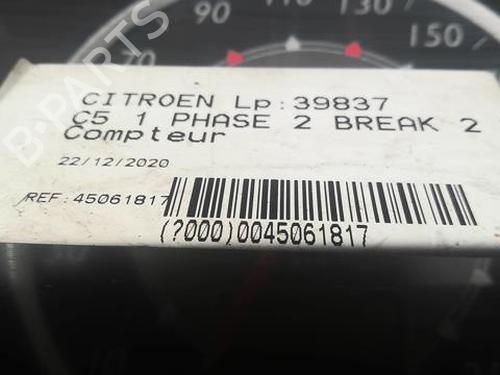 Used Instrument cluster Instrument cluster CITROËN C5 II Break (RE_) 2.0 HDi (RERHRH) (136 hp) 21728114 21728114