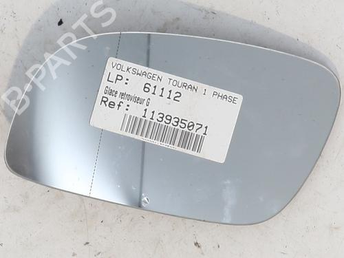 Used Left mirror glass VW TOURAN (1T1, 1T2) 1.9 TDI (105 hp) 29896571