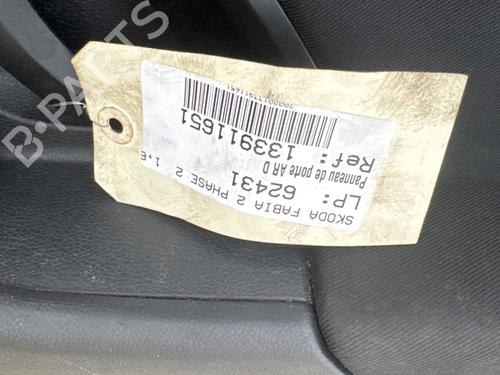 Rear right panel SKODA FABIA II (542) 1.6 TDI | BP39957472C61 - Image 6
