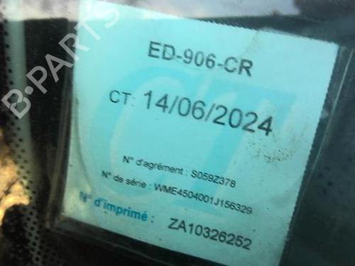 Front right quarter glass SMART FORTWO Cabrio (450) 0.8 CDI (450.401, 450.402, 450.403, 450.400) | BP21563293C112 