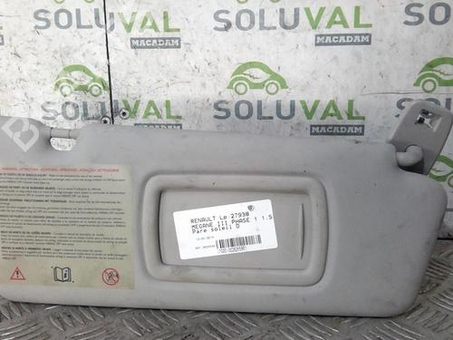 Used Right sun visor Right sun visor RENAULT MEGANE III Hatchback (BZ0/1_, B3_) 1.5 dCi (BZ09, BZ0D, BZ1W, BZ29, BZ14) (110 hp) 20362992 20362992