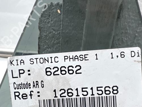 Dør rude ventre bagtil KIA STONIC (YB) 1.6 CRDi | BP35973042C20 - Image 3