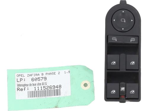 Used Left front window switch OPEL ZAFIRA / ZAFIRA FAMILY B (A05) 1.9 CDTI (M75) (120 hp) 28683936
