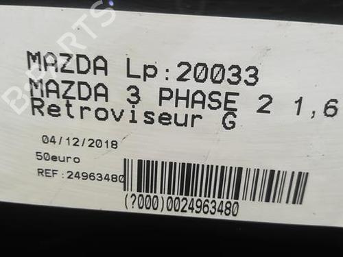 Left mirror MAZDA 3 (BK) 1.6 DI Turbo | BP22000021C26 