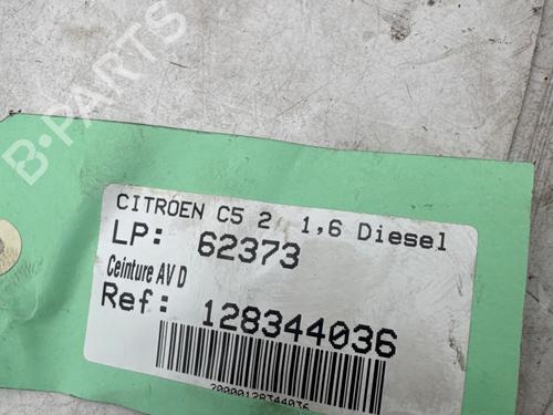Front right seatbelt CITROËN C5 III (RD_) 1.6 HDi 110 (RD9HZC) | BP37245955I25 - Image 2