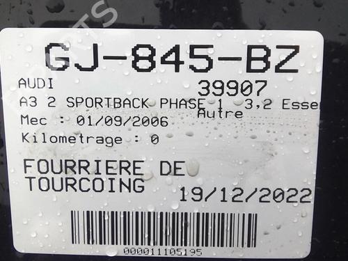 Switch AUDI A3 Sportback (8PA) 3.2 V6 quattro | BP33328844I30  - Image 8