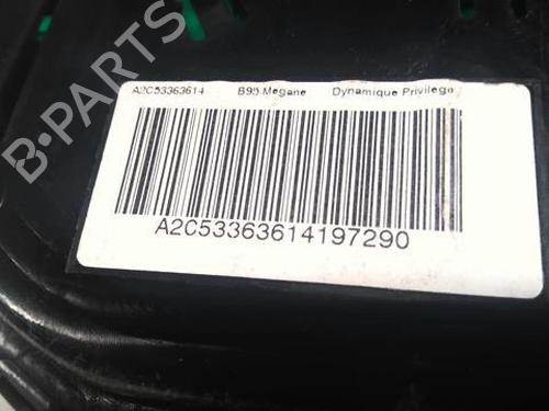Instrument cluster RENAULT MEGANE III Hatchback (BZ0/1_, B3_) 1.9 dCi (BZ0N, BZ0J) | BP21635990C47 