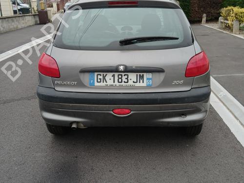 Dørrute Høyre bak PEUGEOT 206 Hatchback (2A/C) 1.4 i | BP29587100C21 