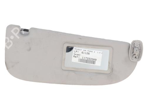 Højre solskærm PEUGEOT 206 Hatchback (2A/C) 1.4 i (75 hp) 30866343