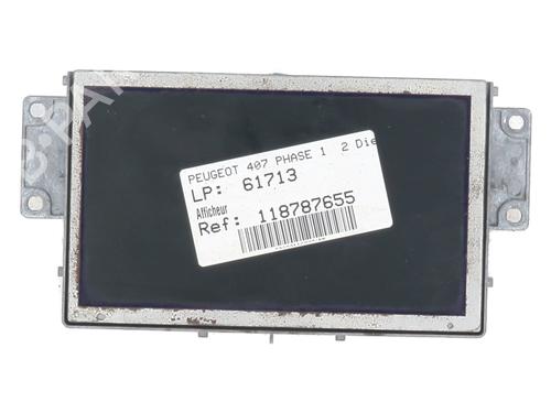 Used Display monitor PEUGEOT 407 (6D_) 2.0 HDi 135 (6DRHRH, 6DRHRE, 6DRHRG, 6DRHRJ) (136 hp) 31655338