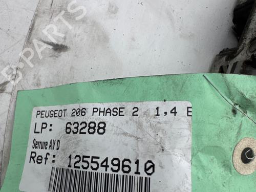 front-right-lock-peugeot-206-hatchback-2ac-1998-1999-2000-2001-2002-2003-2004-2005-2006-2007-2008-2009-2010-2011-2012-35902626 main image