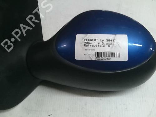 Left mirror PEUGEOT 206+ (2L_, 2M_) 1.4 HDi eco 70 | BP22002382C26