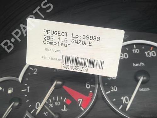 Instrument cluster PEUGEOT 206 Hatchback (2A/C) 1.6 HDi 110 | BP21663449C47 
