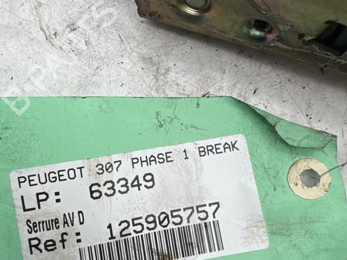 front-right-lock-peugeot-307-sw-3h-2002-2003-2004-2005-2006-2007-2008-2009-35903273 main image