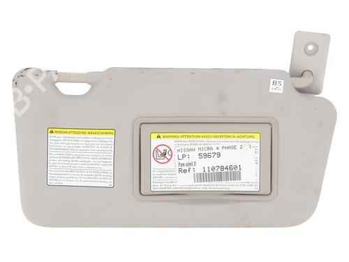 Used Right sun visor NISSAN MICRA IV (K13K, K13KK) 1.2 (80 hp) 28571691