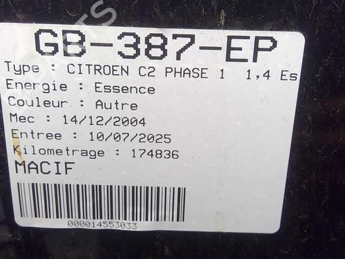 Steering column stalk CITROËN C2 (JM_) 1.4 | BP27884828I23 